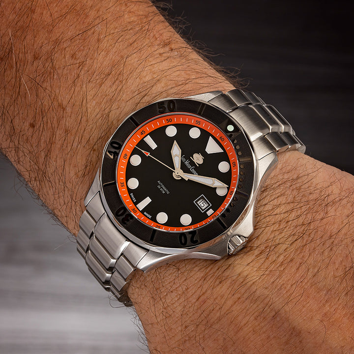 SWC MKII Diver Black Orange – Swiss Watch Company