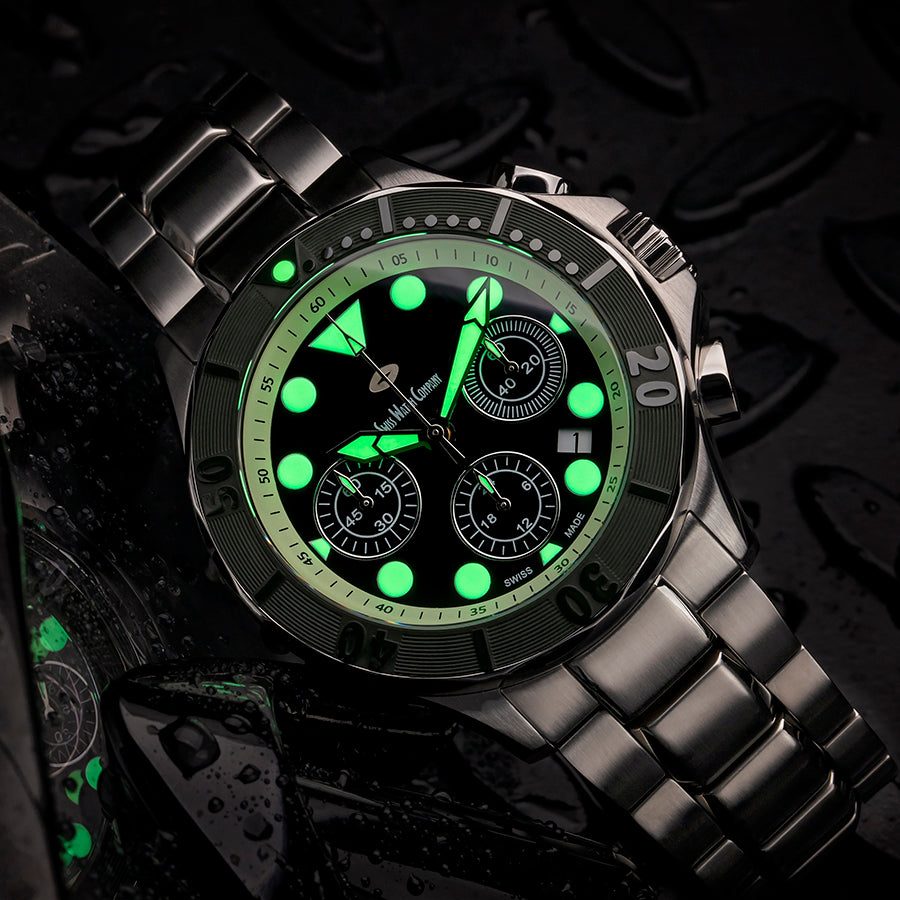 SWC Chronograph Green – Swiss Watch Company