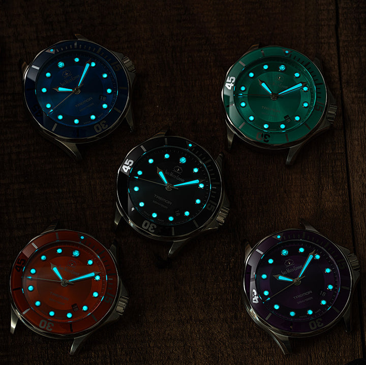 Tremor Orange – 42mm Swiss Watch with Powder Lume | Swiss Watch