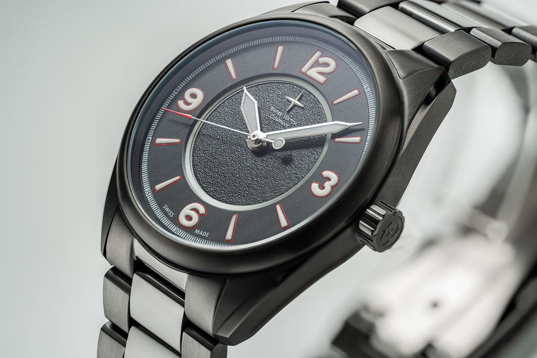 Tumbler Black – DLC Titanium Swiss Automatic | Swiss Watch Company