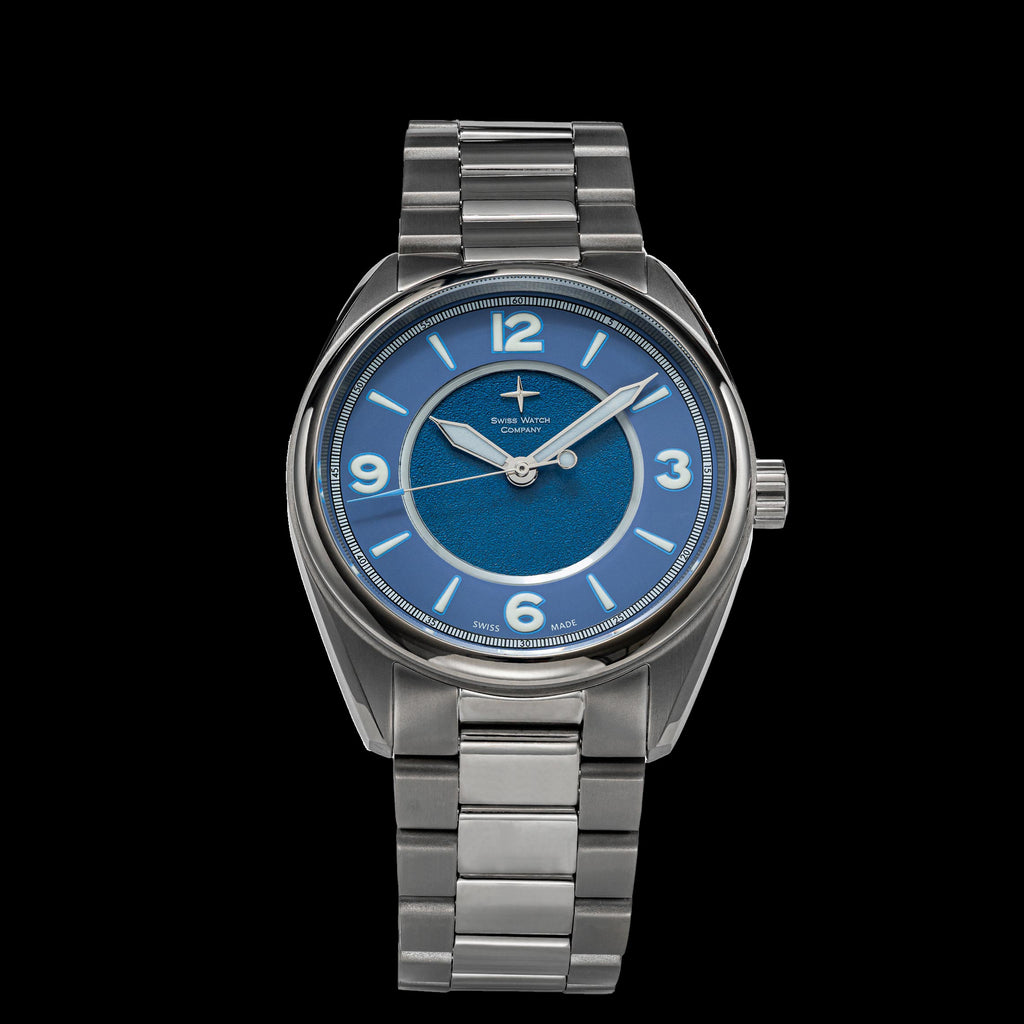 Tumbler Blue – DLC Titanium Swiss Automatic | Swiss Watch Company