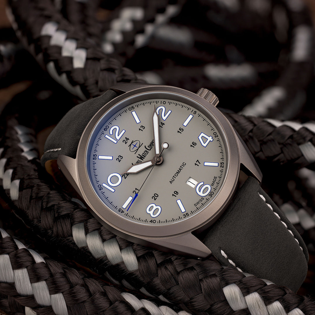 Bunker Dark Grey Swiss Watch Company